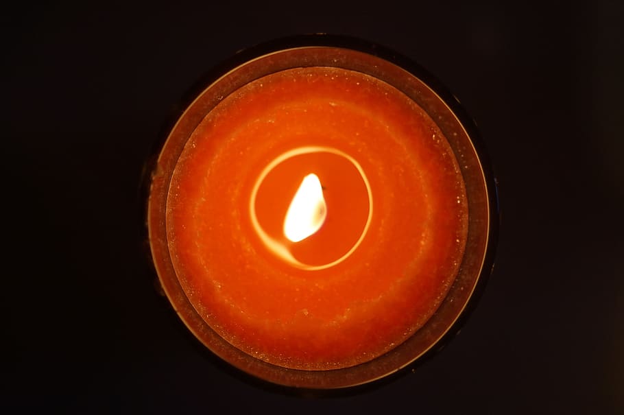 Candle, Light, Calm, Candlelight, candle light, wax, romance HD wallpaper