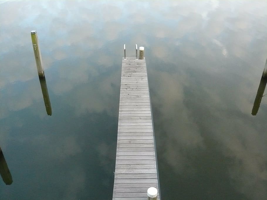 water, web, lake, bridge, jetty, river, port, wood, boardwalk HD wallpaper