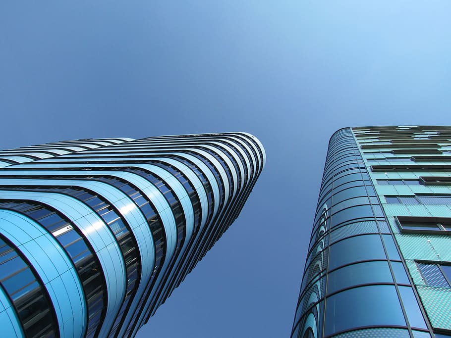 architectural photography of buildings, netherlands, sky, clouds HD wallpaper