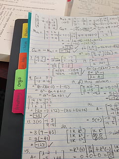 notes, study, school, paper, text, formula, education, indoors HD wallpaper