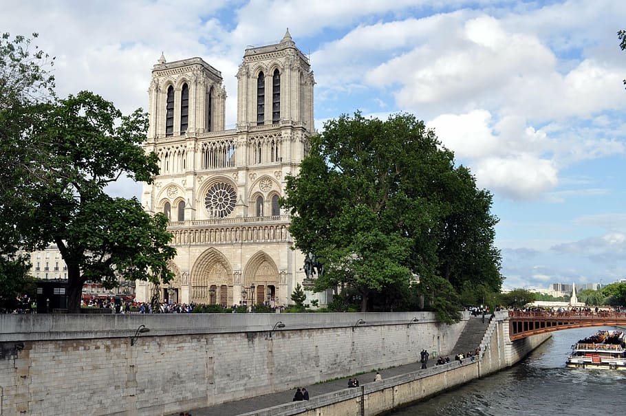 notre-dame, paris, architecture, built structure, building exterior HD wallpaper