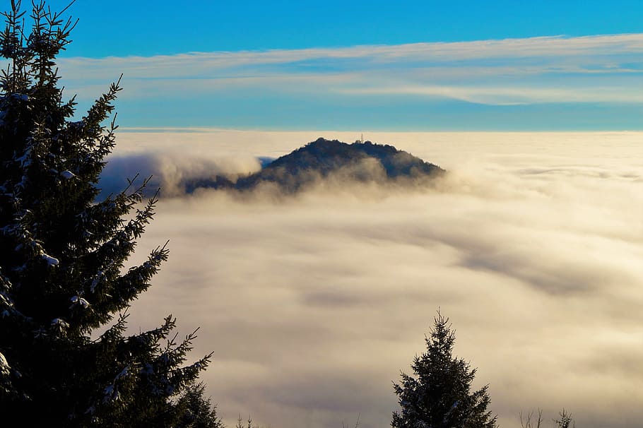 Clouds, Celo, Mountain, Nature, mountains, sky, landscape, italy HD wallpaper