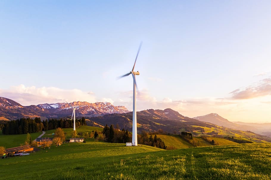 Hd Wallpaper White Windmill Photography Wind Turbine Pinwheel Wind