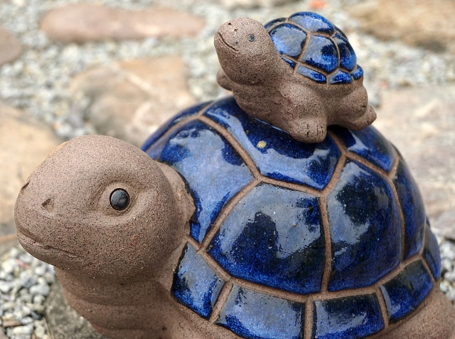 Turtles, Decoration, Figure, Ceramic, ornament, sport, outdoors HD wallpaper