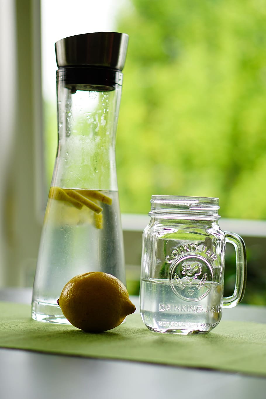 lemon, water, refreshment, fruit juice, drink, glass, thirst HD wallpaper