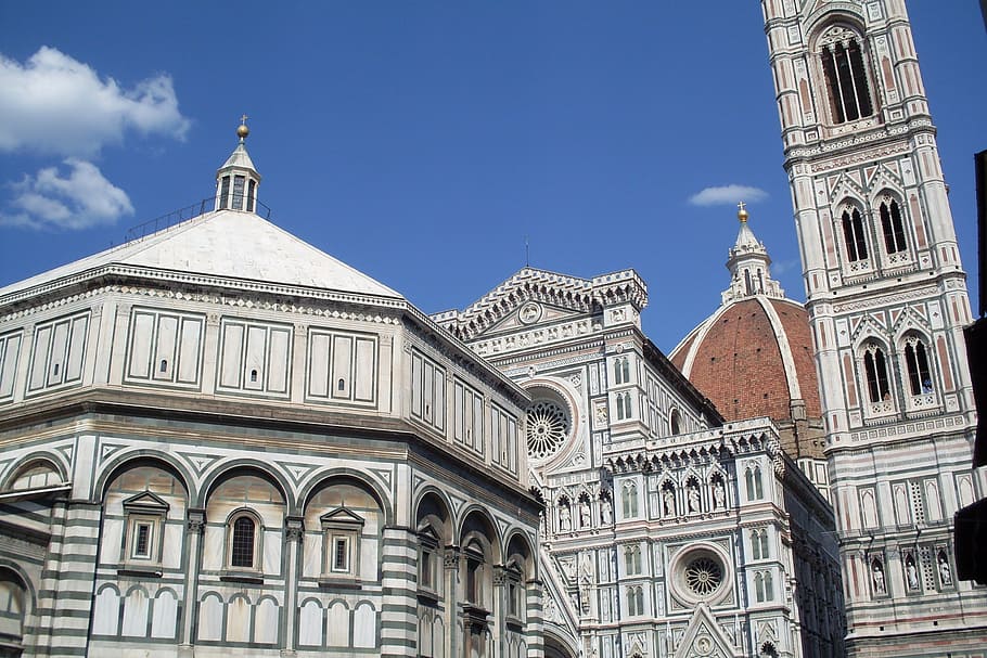 monuments, duomo, florence, tuscany, landscape, downtown, cathedral HD wallpaper