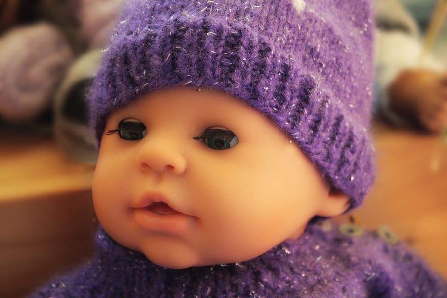 Doll, Face, Eyes, Toys, Smiling, Girl, portrait, cheerful, children HD wallpaper