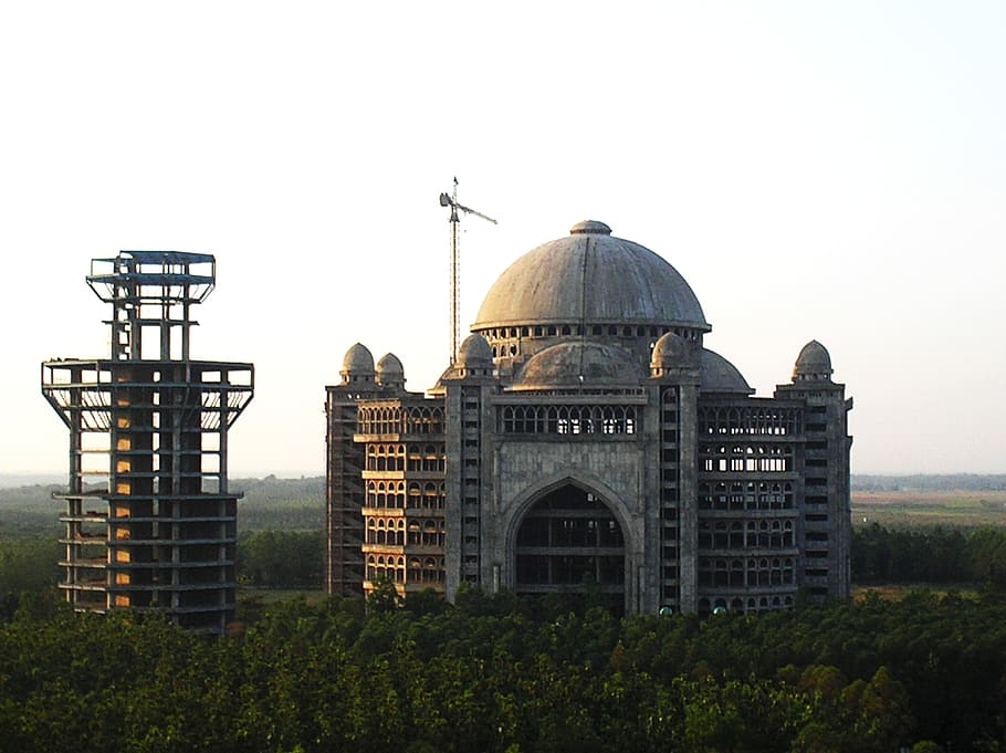 gray mosque during daytime, moslem, architecture, building HD wallpaper