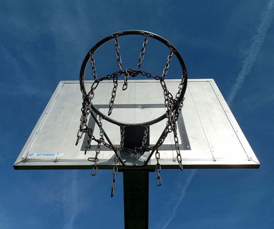 basketball, sport, basketball hoop, outdoor, play, ball game, HD wallpaper