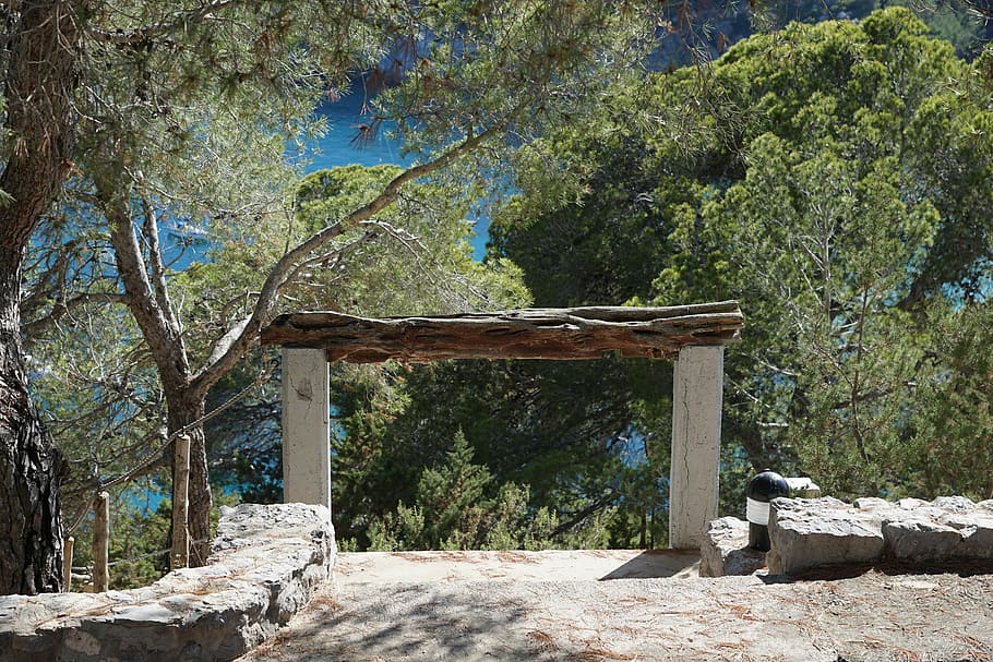 input, goal, sea, spain, plant, tree, nature, architecture HD wallpaper