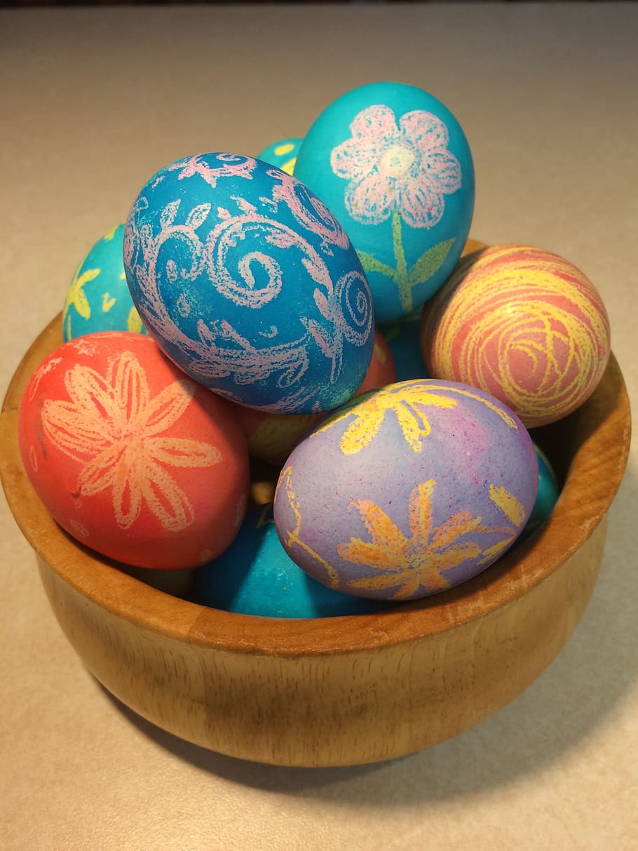 eggs, easter egg, food, celebration, color, still life, indoors HD wallpaper