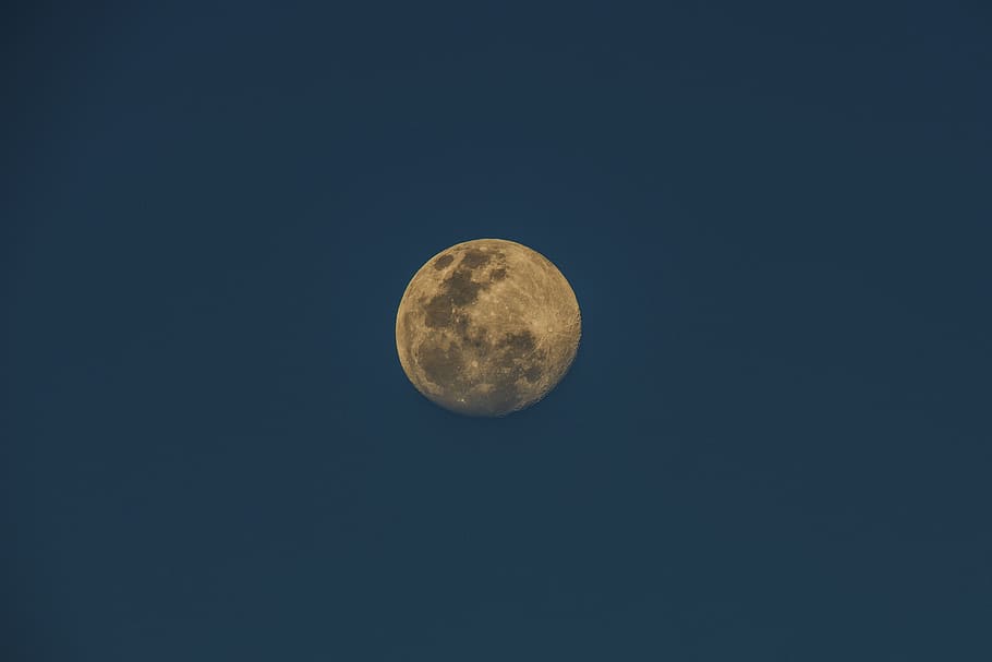 nature, landscape, moon, dark, night, space, astronomy, sky HD wallpaper