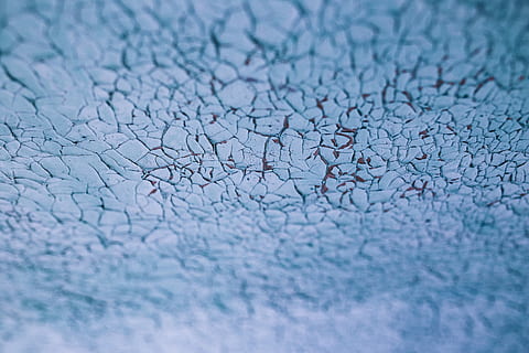 Cracked paint, abstract, background, blue, backgrounds, textured HD wallpaper