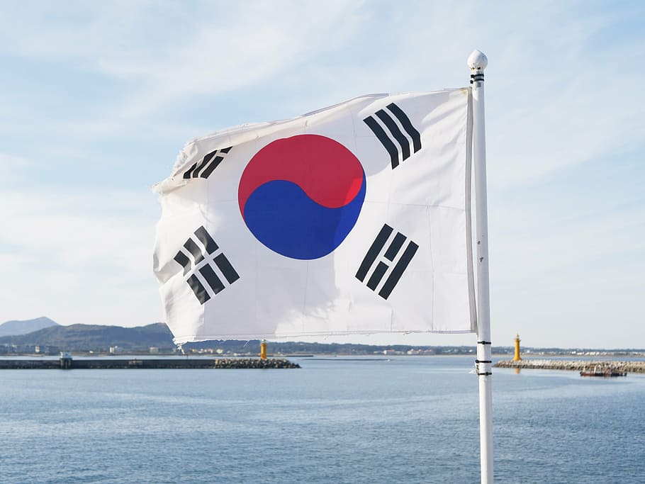 flag of South Korea, julia roberts, republic of korea, jeju island, HD wallpaper