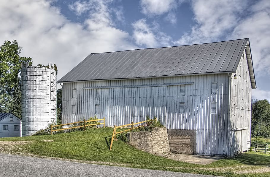 barn, rustic, barns, ohio, digital art, rural, scenic, country HD wallpaper