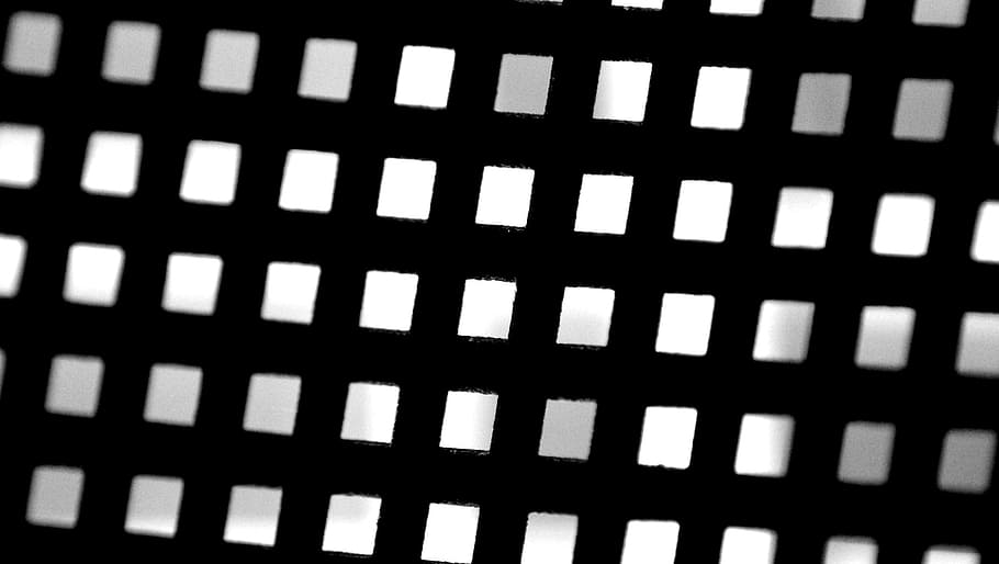 grid, abstract, black, pattern, decorative, grill, black Color HD wallpaper