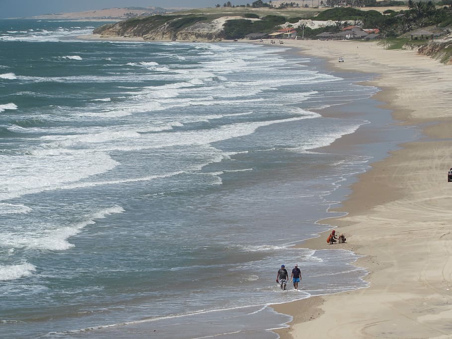 Beach, Tourism, Ceará, Landscape, mar, holidays, nature, beira mar HD wallpaper