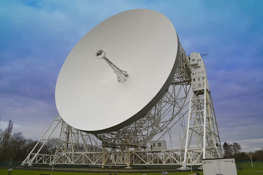 Satellite Dish, Telescope, Space, astronomy, research, science, HD wallpaper