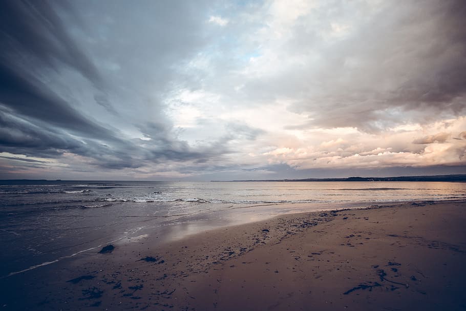 sea, ocean, water, waves, nature, sand, coast, shore, beach HD wallpaper