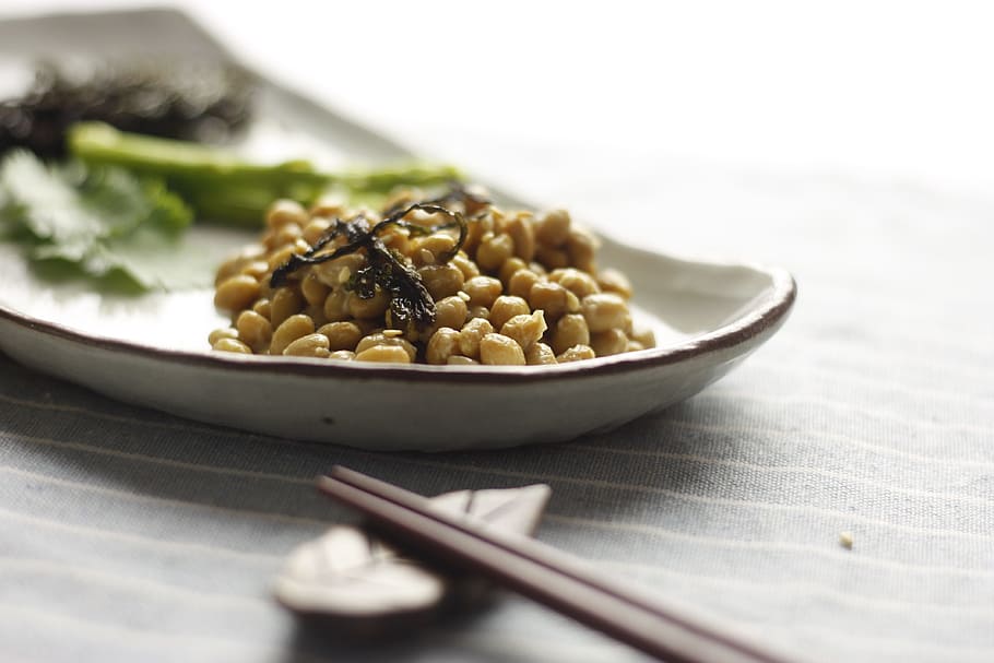 healthy food, natto, a delicious side dish, food and drink, HD wallpaper