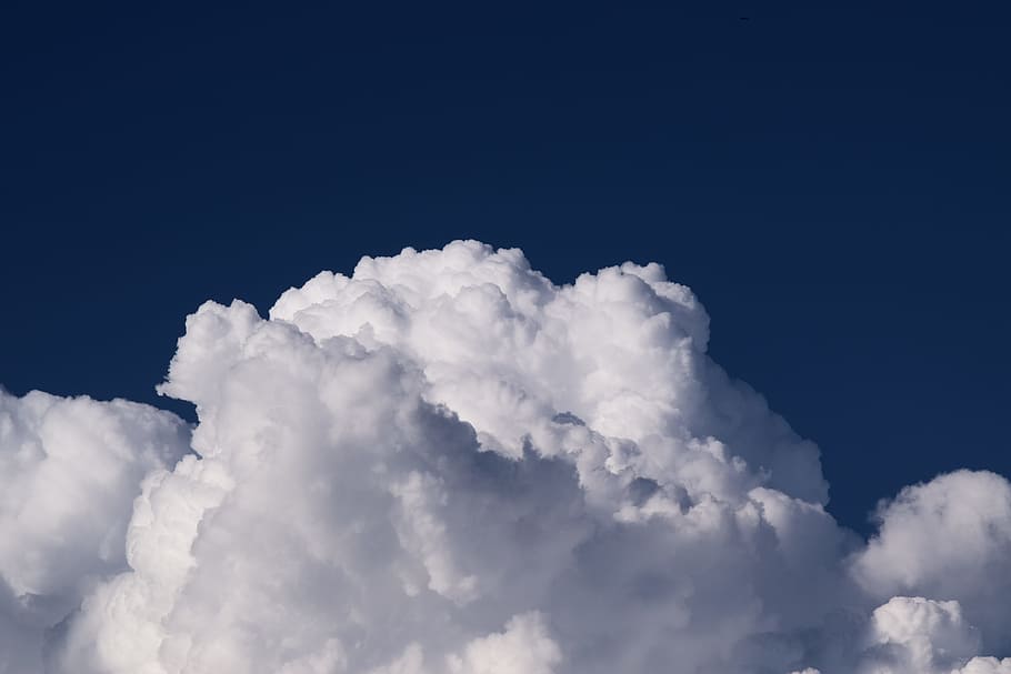 photo of white cumulus cloud, photography of clouds, black, cloudy HD wallpaper