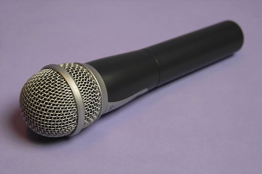 microphone, audio, broadcasting, speech, equipment, single Object HD wallpaper