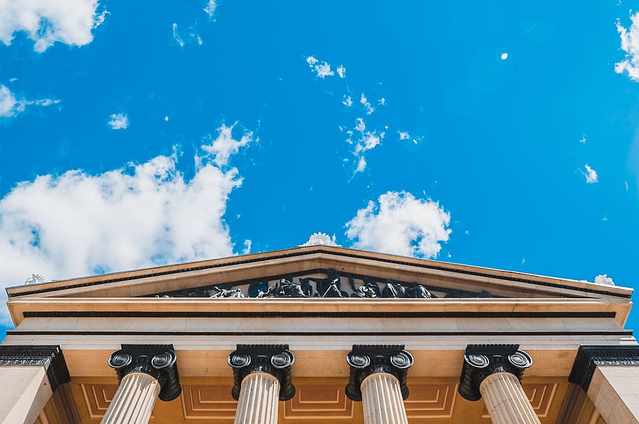 oslo, architecture, sky, blue, blue sky, norway, built structure HD wallpaper