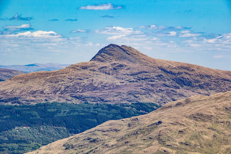 ben, lomond, mountain, landscape, scotland, outdoor, loch, national, HD wallpaper