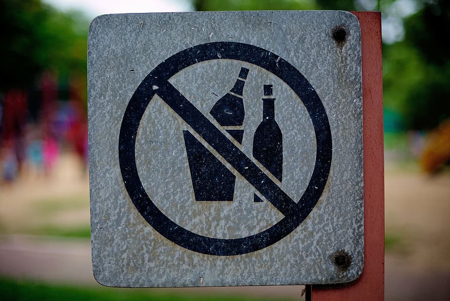 waste, garbage, signs, bans, bottles, recycled glass, communication HD wallpaper