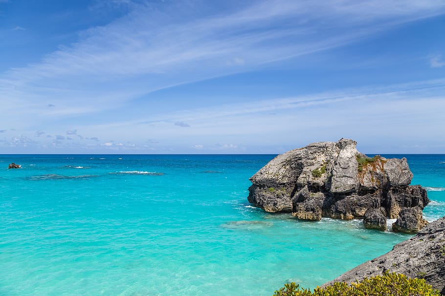 seashore, island, travel, beach, bermuda, water, scenics - nature, HD wallpaper