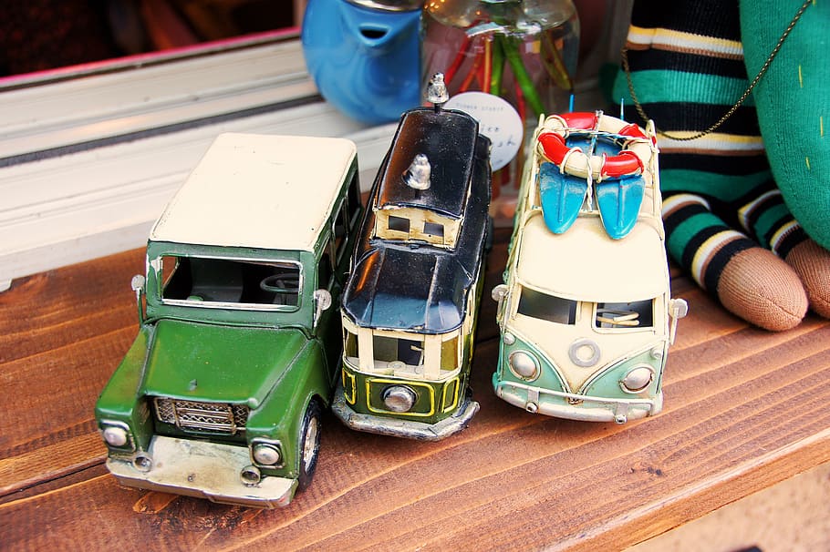 miniatures, car model, toy, toy car, choice, nostalgia, variation HD wallpaper