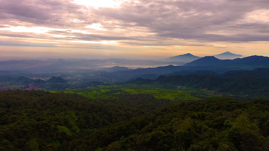 panoramic, nature, mountain, sky, sunset, scenics - nature HD wallpaper