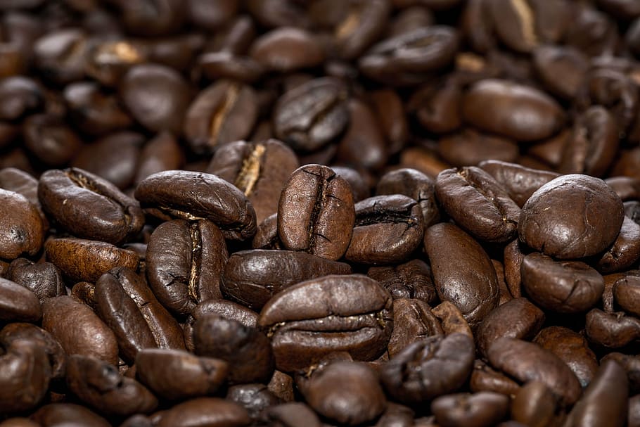 coffee, beans, coffee beans, roasted, mörkrostad, brown, caffeine HD wallpaper