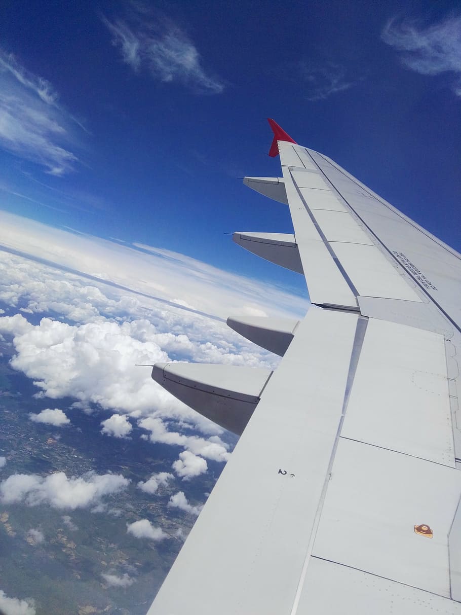 aircraft, clouds, wing, sky, fly, above the clouds, airplane HD wallpaper