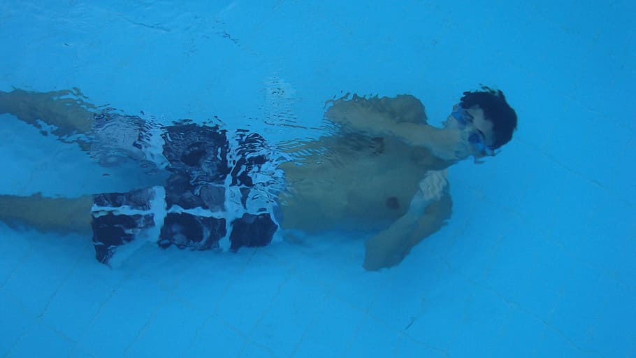Diving, Pool, Swimming, Dive, blue, sport, vacation, leisure HD wallpaper