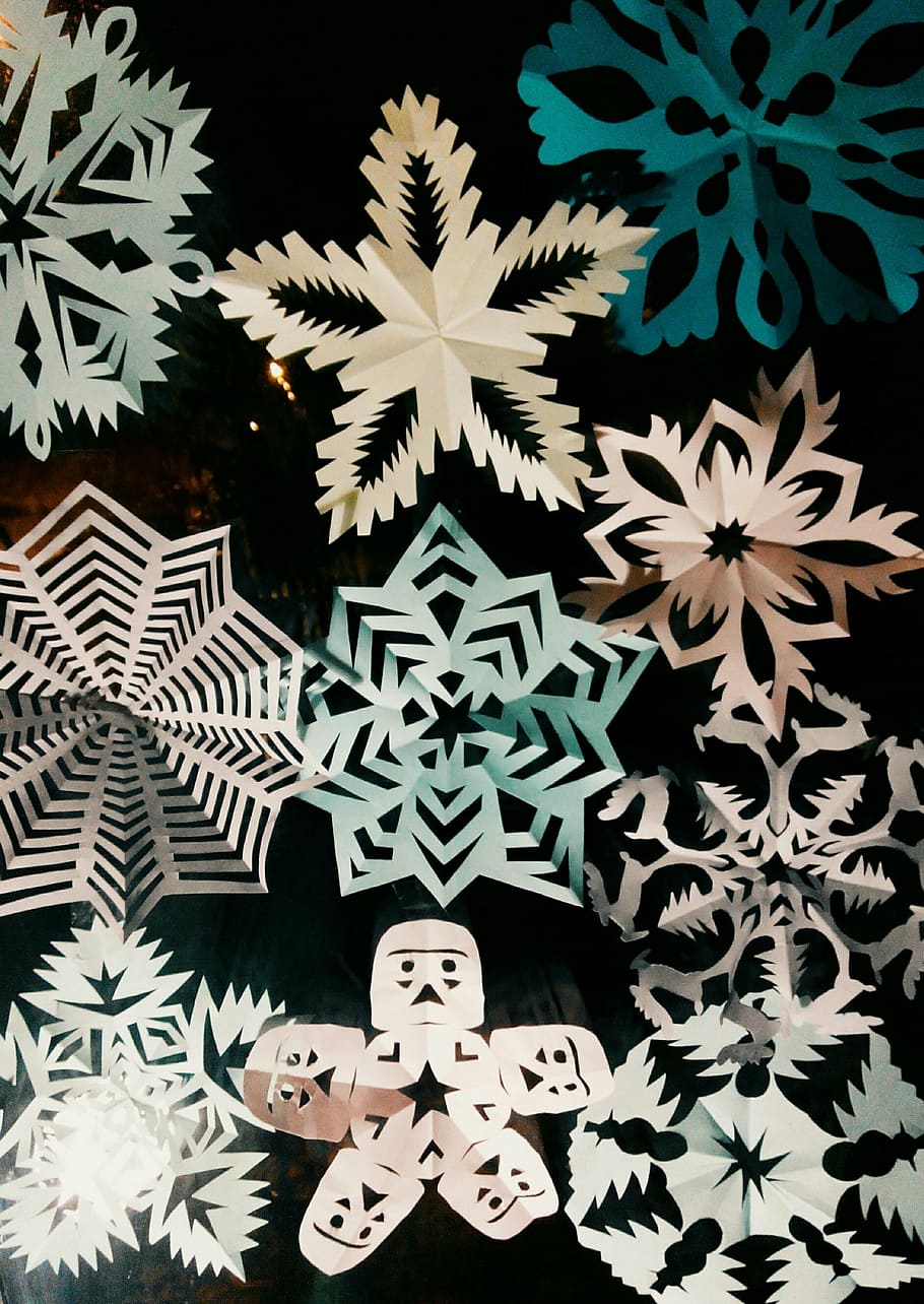 snowflakes, needlework, pattern, design, jewelry, interior HD wallpaper