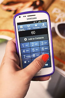 hand, smartphone, technology, app, android, calling, contact HD wallpaper