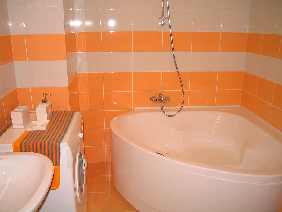 organized bathroom, design, interior, interior design, luxury interior HD wallpaper