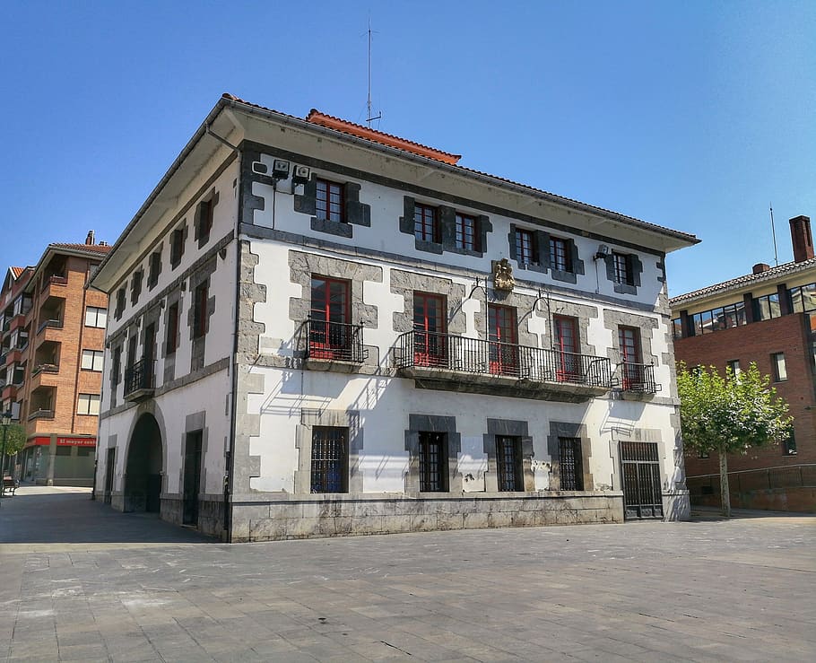 architecture, city hall, facade, building, building exterior HD wallpaper