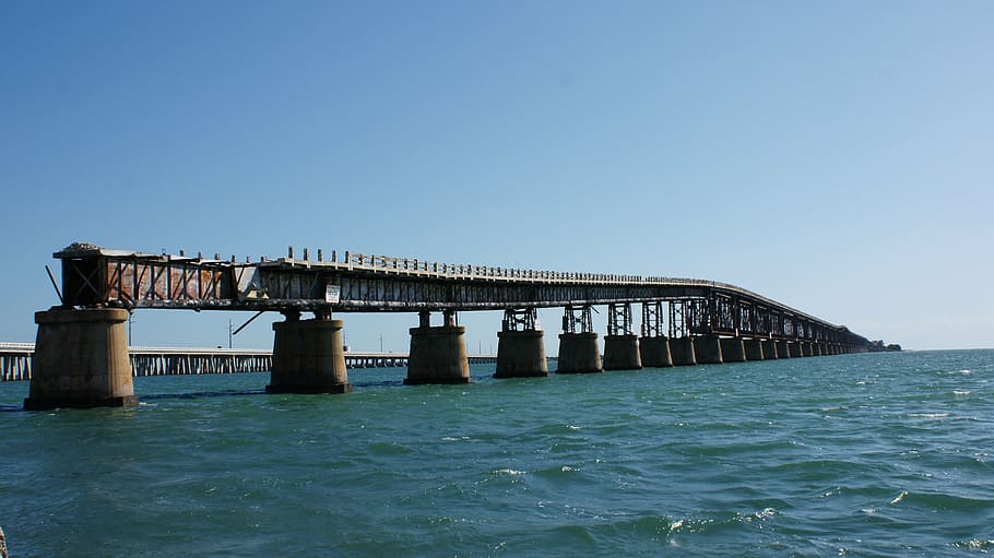 key, west, florida, water, key west, usa, bridge, architecture HD wallpaper