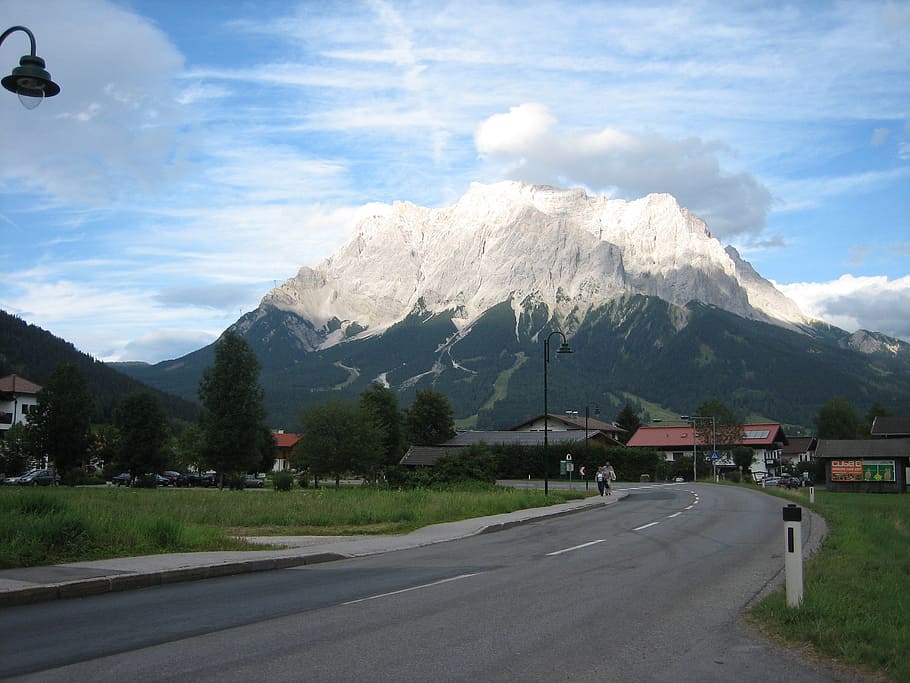alpine, mountain, mountain landscape, nature, road, transportation HD wallpaper