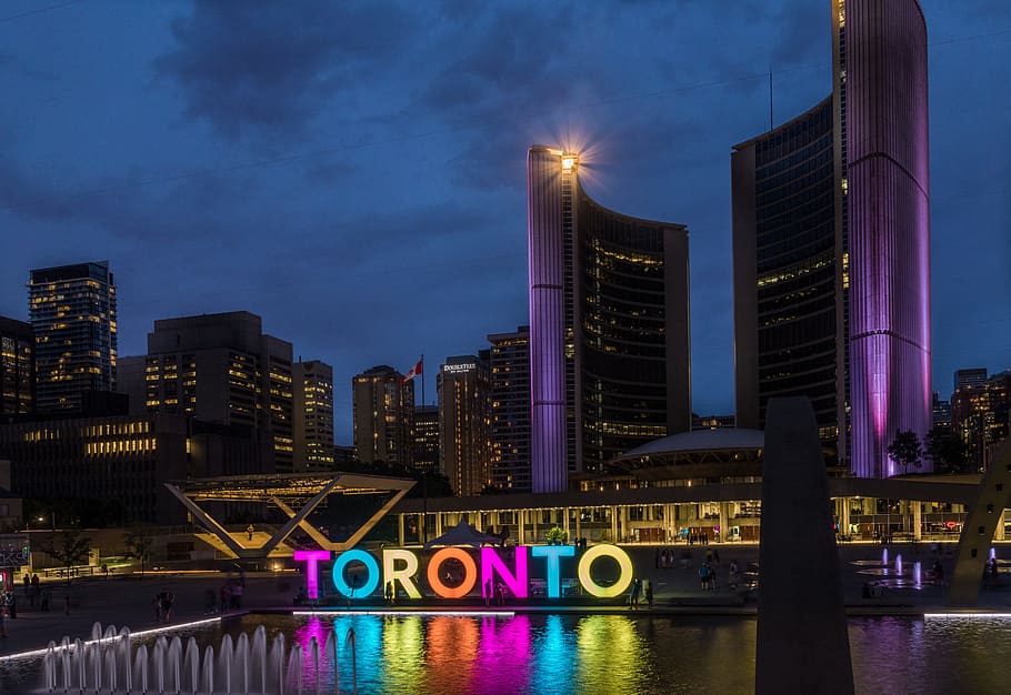 photo of high-rise buildings in Toronto, Skyline, Canada, Ontario