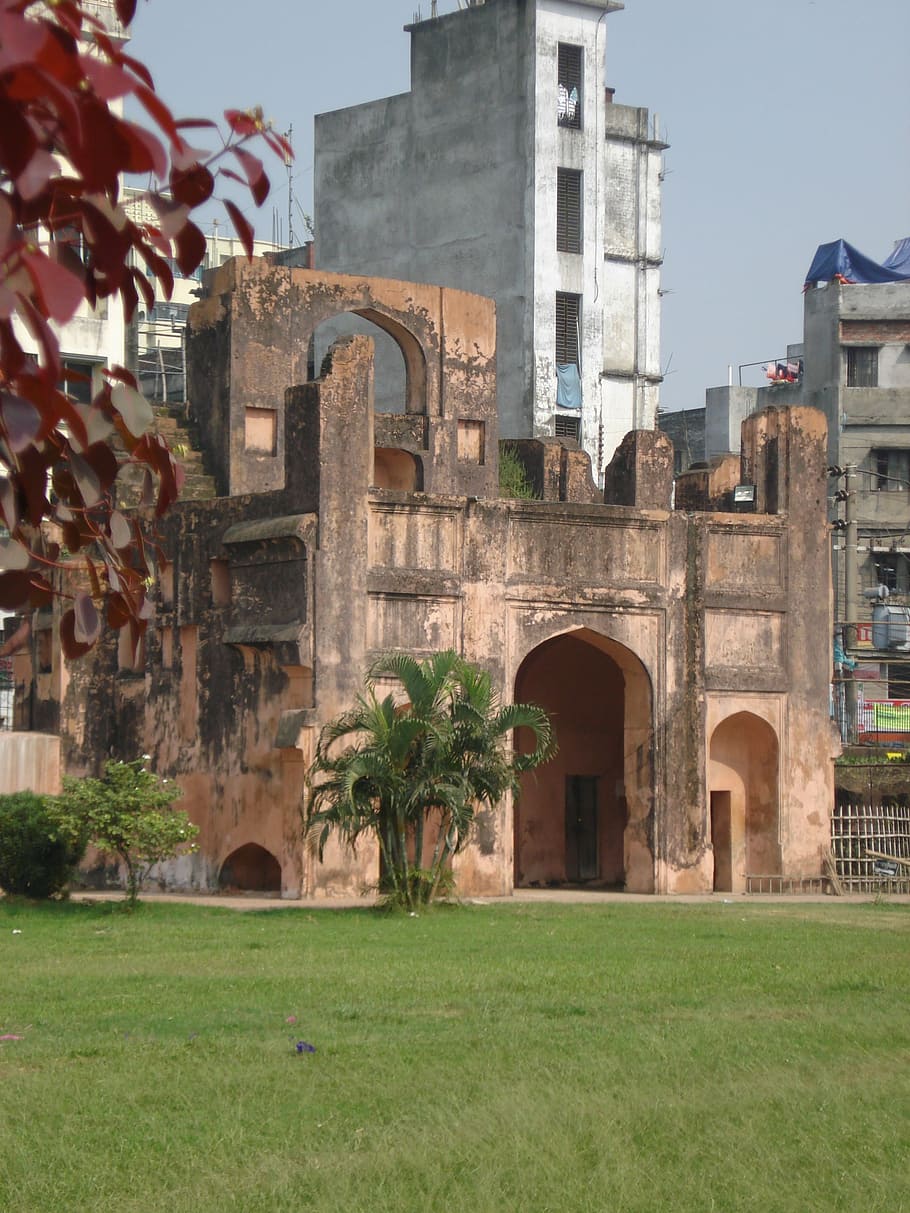 lalbagh fort, 17th century mughal fort, dhaka, architecture