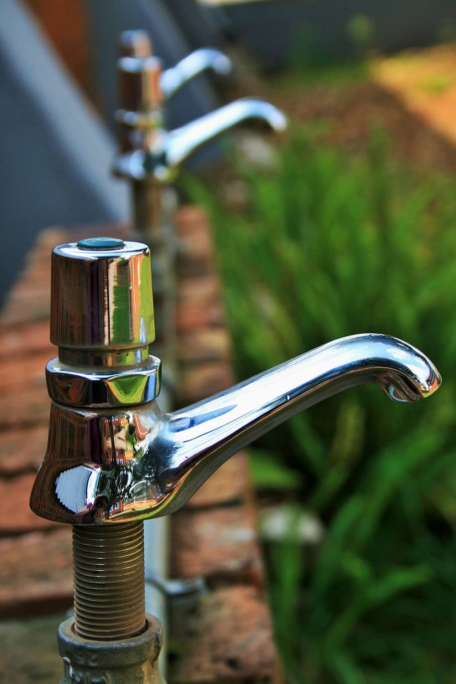 tap, water, chrome, shiny, drinking, faucet, flow, metal, sink HD wallpaper