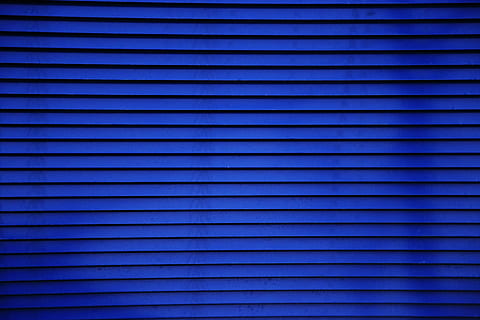blue window blinds, curtain, roller blind, shutter, facade HD wallpaper