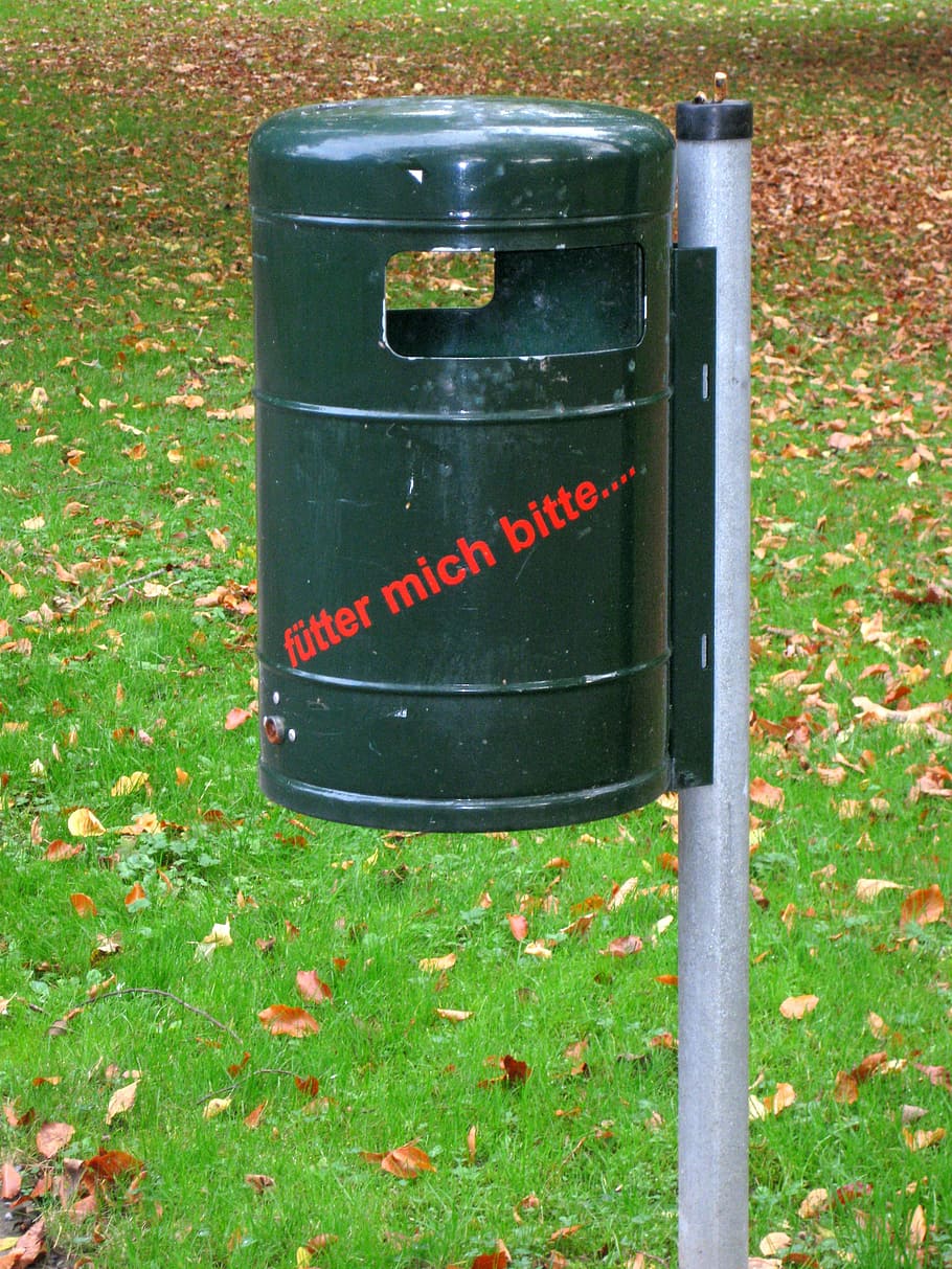 garbage can, waste bins, trash can, waste container, environmental protection HD wallpaper