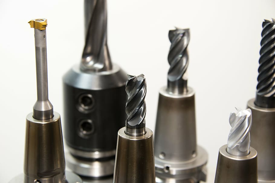gray and black metal tools, drill, milling, milling machine HD wallpaper