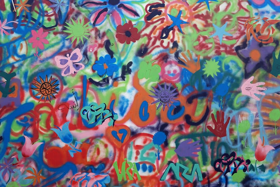 Graffiti, Image, Colorful, Artwork, painting, artists, drawing HD wallpaper