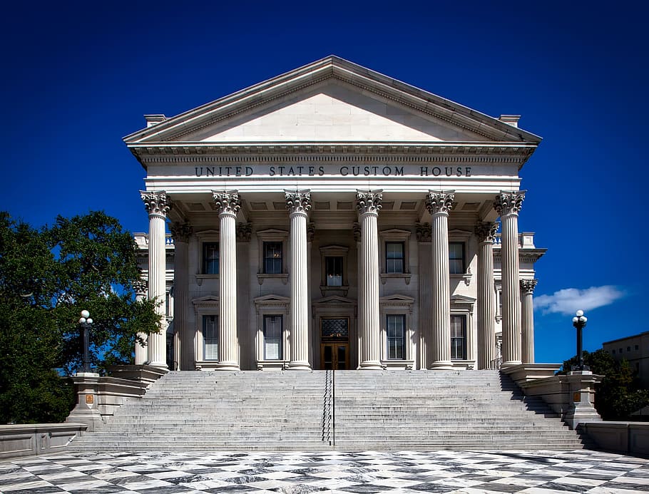 United States Custom House at daytime, charleston, south carolina, HD wallpaper