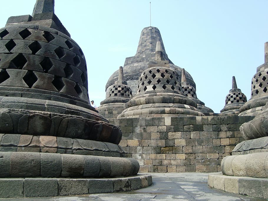 enclosure, buddha, statue, architecture, religion, built structure HD wallpaper